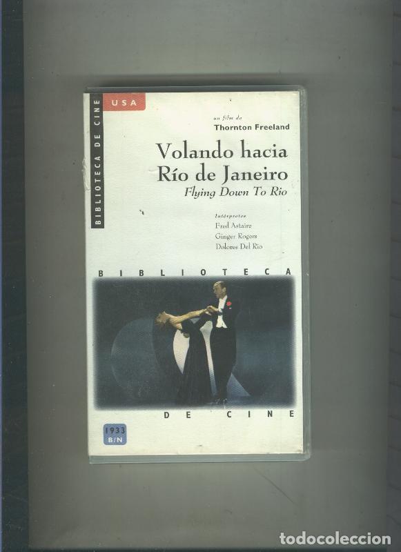 Coleccionismo de Revistas y Peri&oacute;dicos: Video VHS: Biblioteca de cine USA: Volando hacia Rio de Janeiro (Fred Astaire-Ginger Roger( - Varios