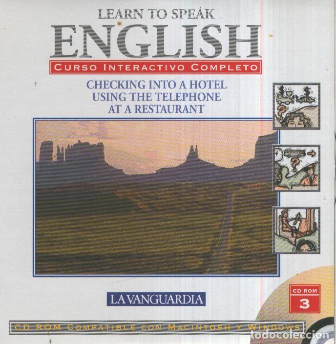 Sammeln von Zeitschriften und Zeitungen: CD-ROM: Curso interactivo: LEARN TO SPEAK ENGLISH, No.03: CHECKING INTO A HOTEL - La Vanguardia