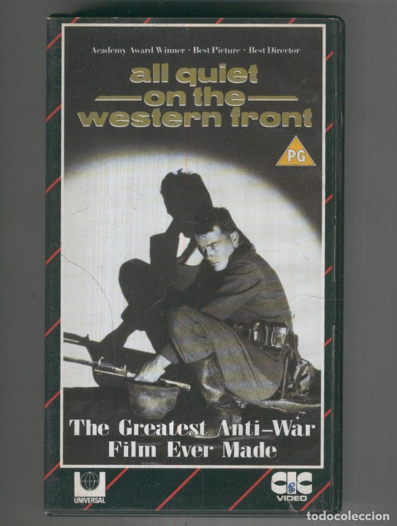 Colecionismo de Revistas e Jornais: VHS CINE: ALL QUIET ON THE WESTERN FRONT - Lewis Milestone - Lewis Milestone