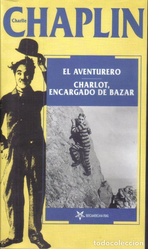 Colecionismo de Revistas e Jornais: Pelicula VHS: Chaplin: El aventurero / Charlot encargado de bazar - Varios