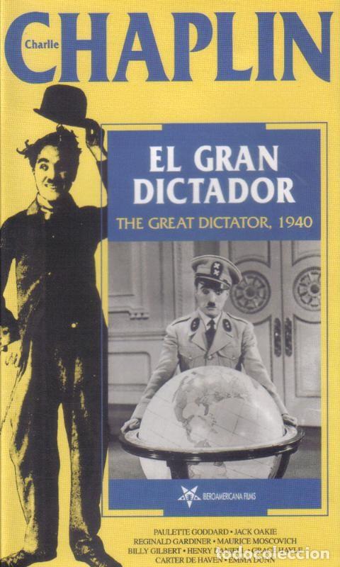 Colecionismo de Revistas e Jornais: Pelicula VHS: Chaplin: El gran dictador - Varios