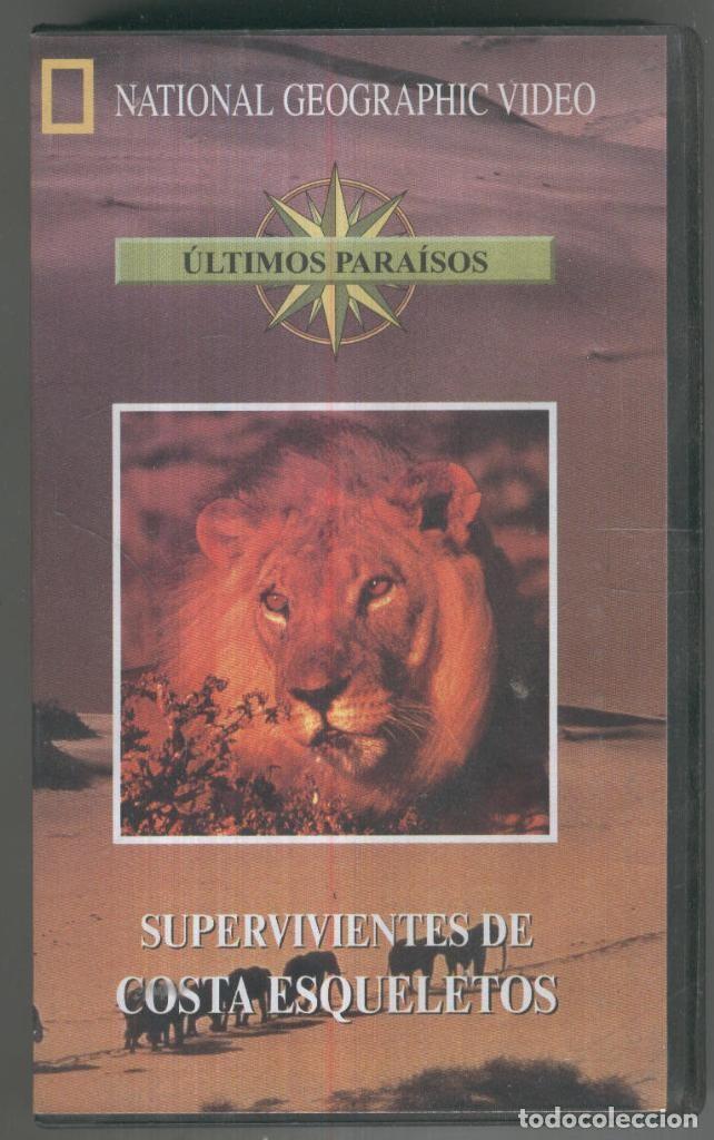 Colecionismo de Revistas e Jornais: VHS Documental: NATIONAL GEOGRAPHIC, Ultimos Paraisos - SUPERVIVIENTES E COSTA ESQUELETOS - National