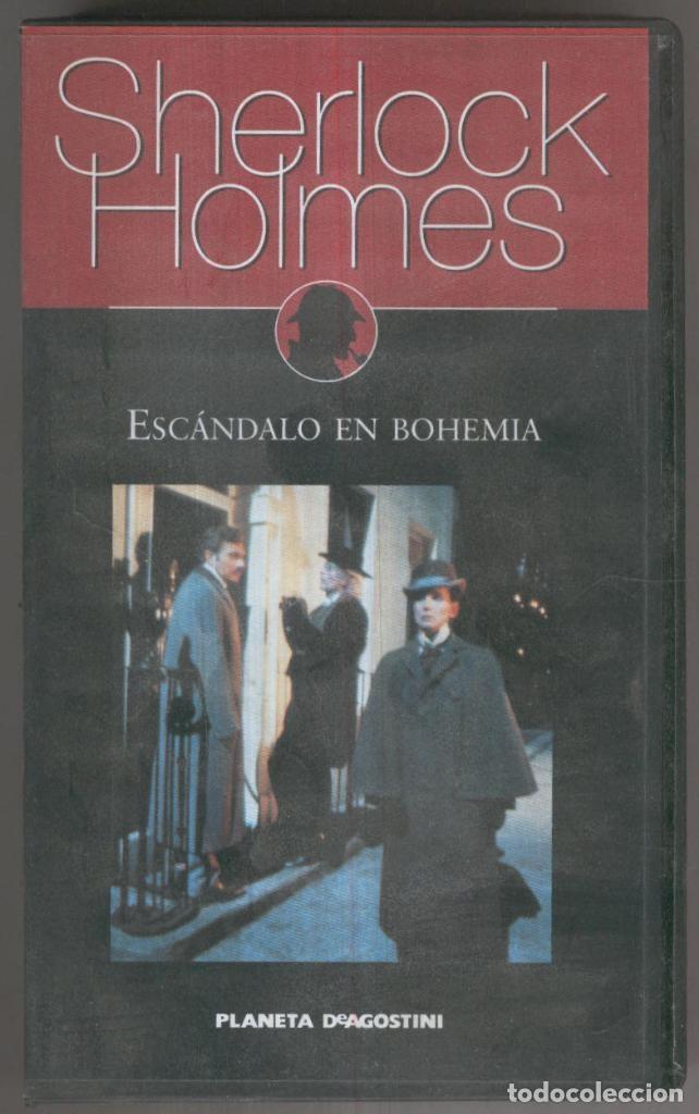 Collectionnisme de Revues et Journaux: VHS Cine: SHERLOCK HOLMES - ESCANDALO EN BOHEMIA - Paul Annet