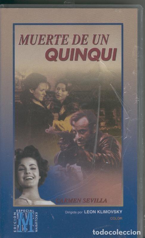 Collectionnisme de Revues et Journaux: Video VHS: Muerte de un quinqui: Carmen Sevilla,etc - Leon Klimovsky