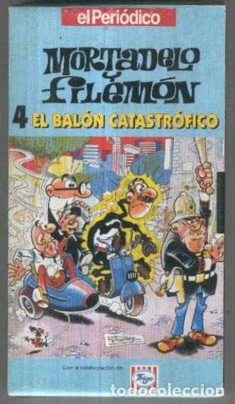 Coleccionismo de Revistas y Peri&oacute;dicos: VHS Animacion: MORTADELO Y FILEMON No.04 - EL Balon Catastrofico (El Periodico) - Francisco Iba&ntilde;ez