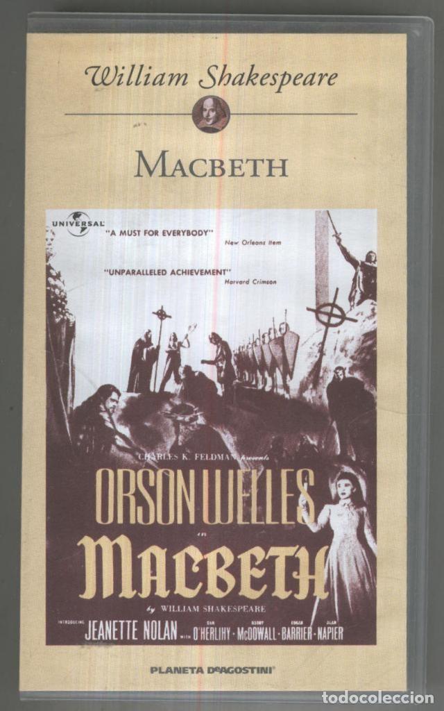 Collection Magazines and Newspapers: VHS CINE: MACBETH - 1948 (ORSON WELLES) - Orson Welles