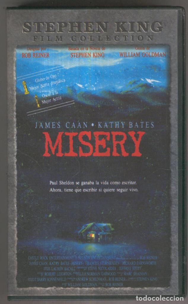 Coleccionismo de Revistas y Peri&oacute;dicos: VHS Cine: MISERY - Stephen King - Rob Reiner