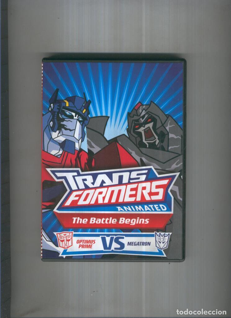 Collection Magazines and Newspapers: DVD: Transformers animated: The Battle Begins: Optimus prime VS Megatron -