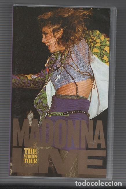 Coleccionismo de Revistas y Peri&oacute;dicos: Musica-VHS: MADONNA LIVE - THE VIRGIN TOUR - Madonna