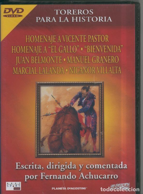 Coleccionismo de Revistas y Peri&oacute;dicos: DVD: Toreros para la historia: Vicente Pastor-El Gallo-Bienvenida-Juan Belmonte - Varios
