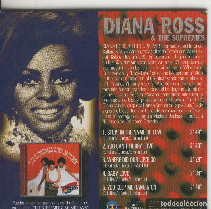 Coleccionismo de Revistas y Peri&oacute;dicos: Compact Disc: Grandes Mitos: Diana Ross & The Supremes - Varios