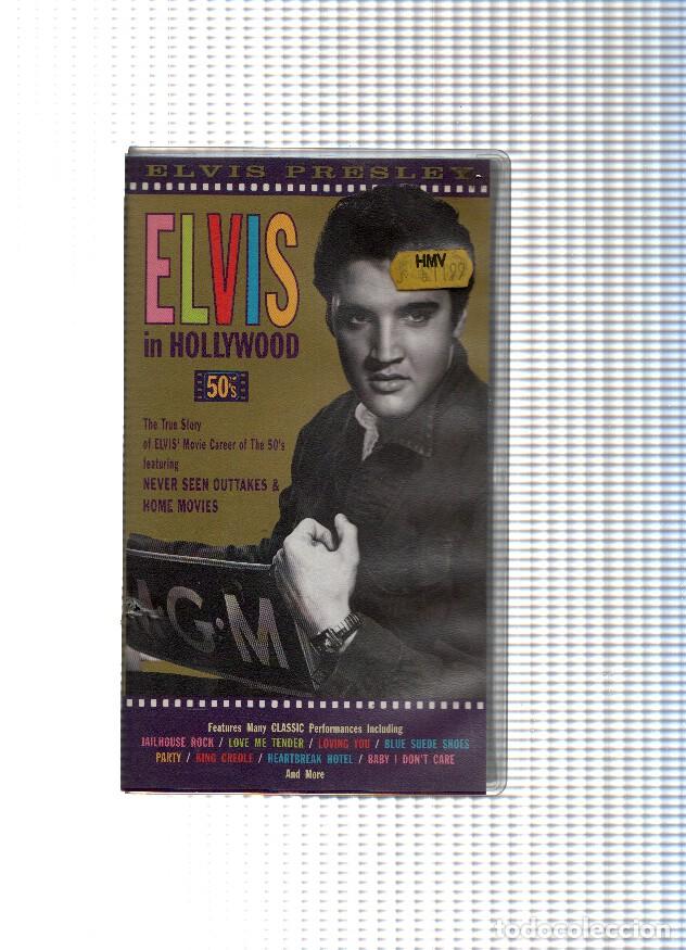 Colecionismo de Revistas e Jornais: VHS-Cine: ELVIS PRESLEY: ELVIS IN HOLLYWOOD, The True Story of Elvis Movie Career - Elvis Presley