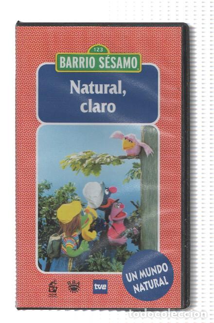 Coleccionismo de Revistas y Peri&oacute;dicos: Serie VHS: BARRIO SESAMO, Numero 24: NATURAL, CLARO (Edicion a&ntilde;o 1998) - SESAME WORKSHOP /TVE