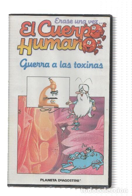 Colecionismo de Revistas e Jornais: Serie VHS: Erase una vez EL CUERPO HUMANO, Numero 23: GUERRA A LAS TOXINAS - Procidis