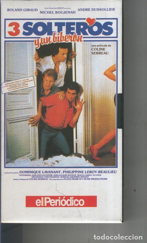 Sammeln von Zeitschriften und Zeitungen: Video VHS: 3 solteros y un biberon - Varios