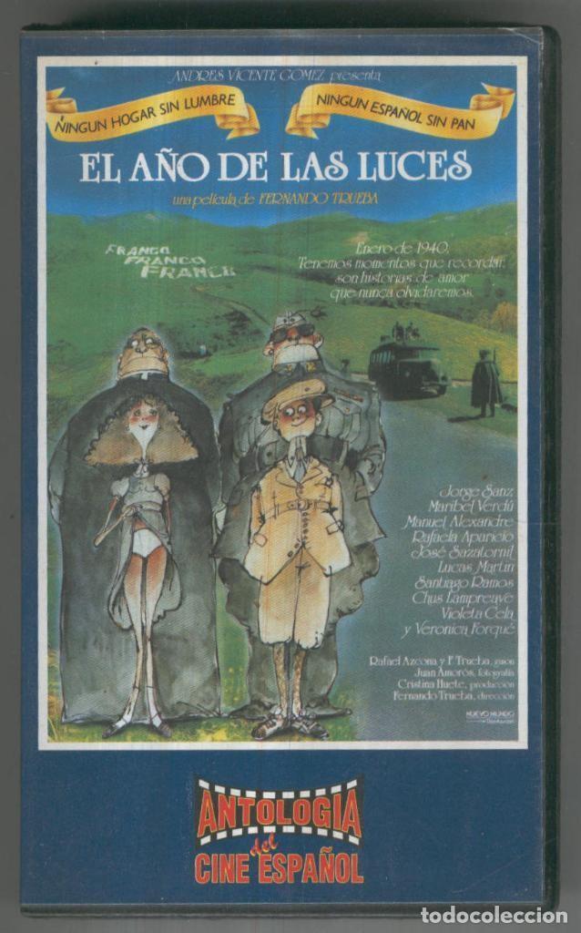Collectionnisme de Revues et Journaux: VHS Cine: EL A&Ntilde;O DE LAS LUCES - Fernando Trueba - Fernando Trueba
