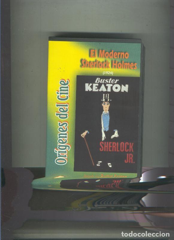 Collezionismo di Riviste e Giornali: Video VHS: Origenes del cine: El moderno Sherlock Holmes (1924 - Buster Keaton) - Varios