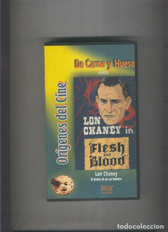 Collezionismo di Riviste e Giornali: Video VHS: Origenes del cine: De carne y hueso (1922 - Lon Chaney) - Varios