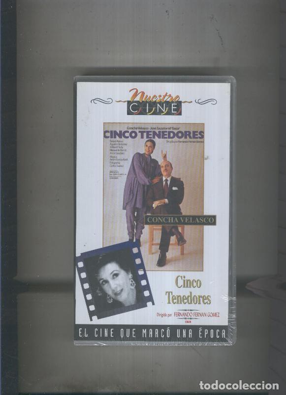 Collectionnisme de Revues et Journaux: Video VHS: Nuestro cine; Cinco tenedores: Concha Velasco - Varios