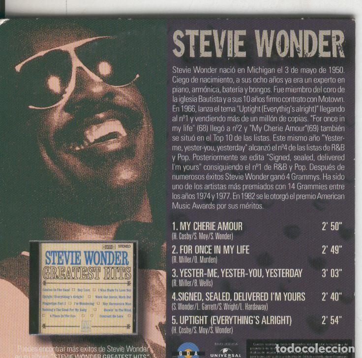 Coleccionismo de revistas y peri&oacute;dicos: Compact Disc: Grandes Mitos: Stevie Wonder - Varios