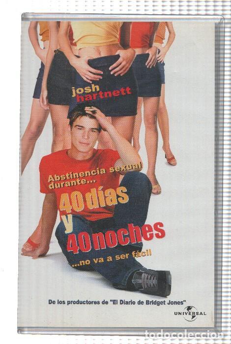 Coleccionismo de Revistas y Peri&oacute;dicos: VHS-Cine: 40 DIAS Y 40 NOCHES - Josh Harnett - Michael Lehmann