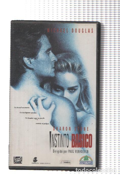 Coleccionismo de Revistas y Peri&oacute;dicos: Cine VHS: INSTINTO BASICO - Michael Douglas, Sharon Stone - Paul Verhoeven