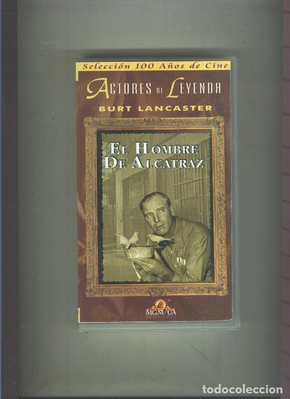 Coleccionismo de Revistas y Peri&oacute;dicos: Video VHS: Actores de Leyenda: El hombre de Alcatraz (Burt Lancaster) - Varios