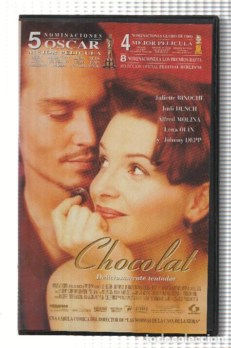 Collezionismo di Riviste e Giornali: VHS-Cine: CHOCOLAT - Juliette Binoche - Lasse Hallstrom