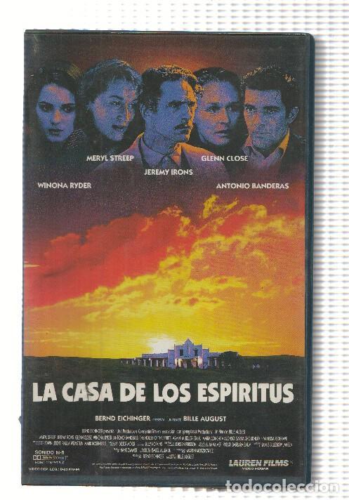 Coleccionismo de Revistas y Peri&oacute;dicos: VHS-Cine: LA CASA DE LOS ESPIRITUS - Jeremy Irons - Bille August