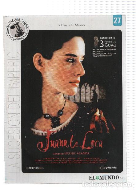 Collezionismo di Riviste e Giornali: DVD-Cine: Grandes Acontecimientos del Siglo XX, Numero 27: JUANA LA LOCA - Vicente Aranda - Varios