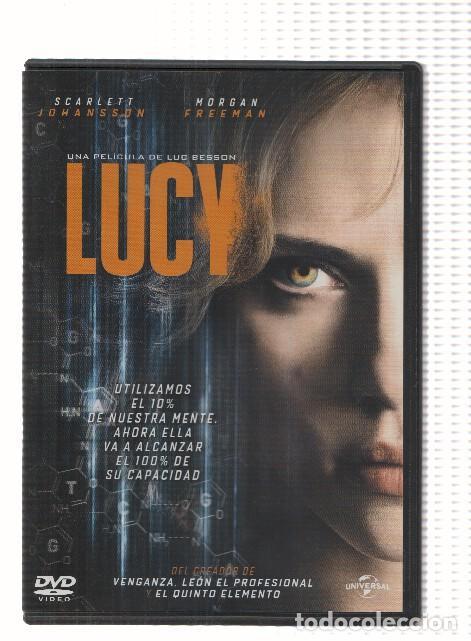 Colecionismo de Revistas e Jornais: DVD-Cine: LUCY - Scarlett Johansson, Morgan Freeman - Luc Besson