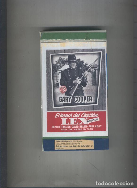 Coleccionismo de Revistas y Peri&oacute;dicos: Video VHS: El honor del Capitan Lex (Gary Cooper) - Varios