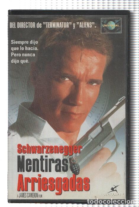 Coleccionismo de Revistas y Peri&oacute;dicos: VHS-Cine: MENTIRAS ARRIESGADAS - Arnold Schwarzenegger - James Cameron