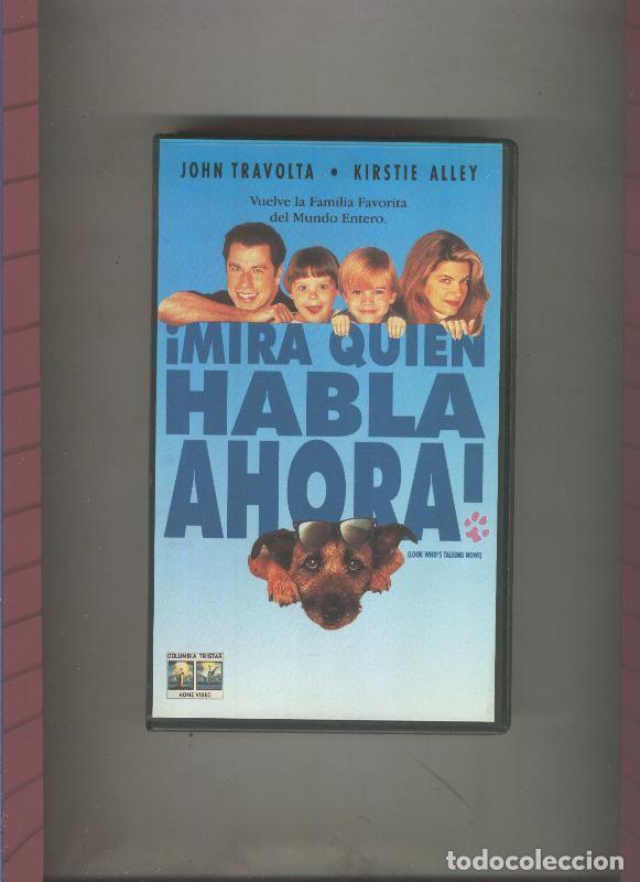 Collezionismo di Riviste e Giornali: Video VHS: Mira quien habla ahora (John Travolta-Kirstie Alley) - Varios