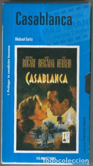 Colecionismo de Revistas e Jornais: VHS Cine: CASABLANCA, (El Mundo No.04) - Michael Curtiz