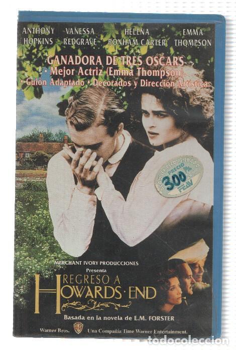 Colecionismo de Revistas e Jornais: VHS-Cine: REGRESO A HOWARDS END - Anthony Hopkins, Vanessa Redgrave (Warner 1993) - James Ivory