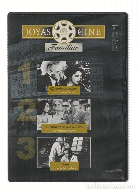Colecionismo de Revistas e Jornais: DVD-Cine: Joyas del Cine, Numero 01 (Familiar): El padre es abuelo, La ultima vez que vi Paris y Mot