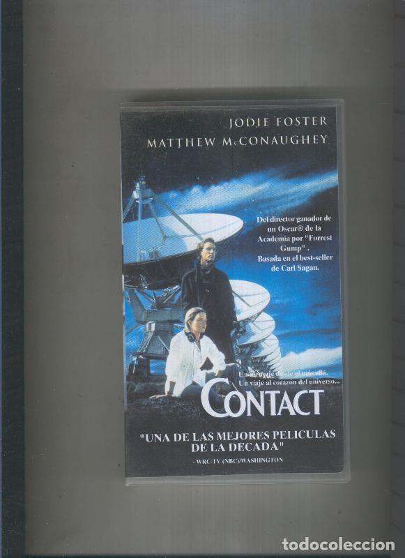 Colecionismo de Revistas e Jornais: Video VHS: Contact con Jodie Foster y Matthew McConaughey - Varios