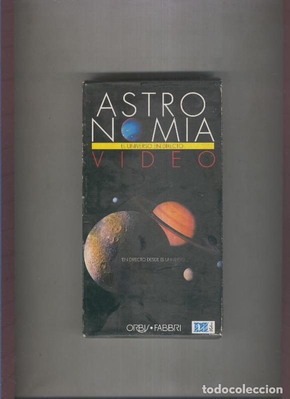 Colecionismo de Revistas e Jornais: Video VHS: Astronomia el universo en directo numero 01: En directo desde el universo - Varios