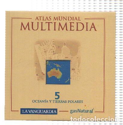 Collezionismo di Riviste e Giornali: CD-Rom: ATLAS MUNDIAL MULTIMEDIA, Numero 05: Oceania y Tierras Polares (La Vanguardia) - La Vanguard