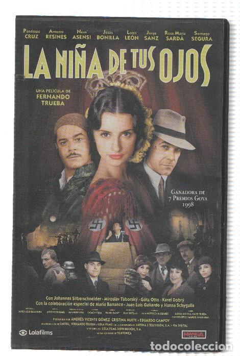 Collectionnisme de Revues et Journaux: VHS-Cine: LA NI&Ntilde;A DE TUS OJOS - Penelope Cruz, Antonio Resines (Manga Films 1999) - Fernando Trueba