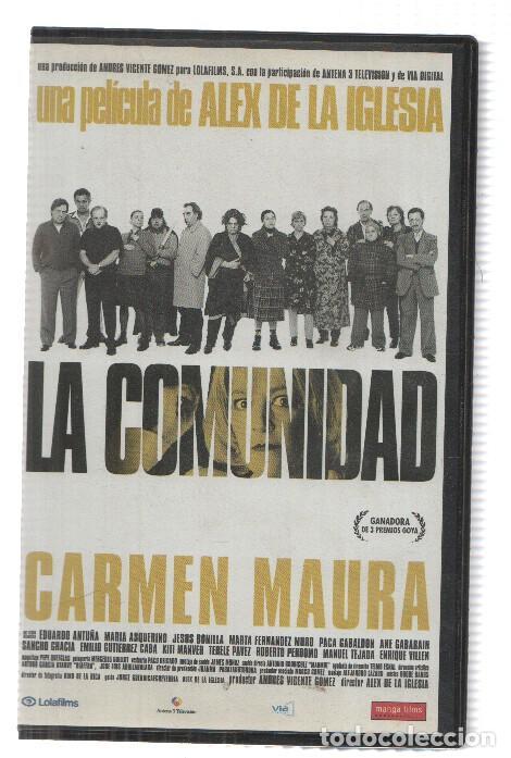 Collectionnisme de Revues et Journaux: VHS-Cine: LA COMUNIDAD - Carmen Maura, Alex de la Iglesia (Manga Films 2000) - Alex de la Iglesia