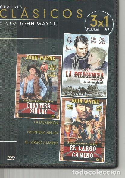 Collection Magazines and Newspapers: DVD: Ciclo John Wayne: La diligencia, Frontera sin ley, el largo camino
