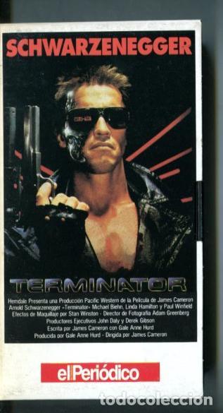 Collection Magazines and Newspapers: VHS: Terminator con Arnold Schwarzenegger