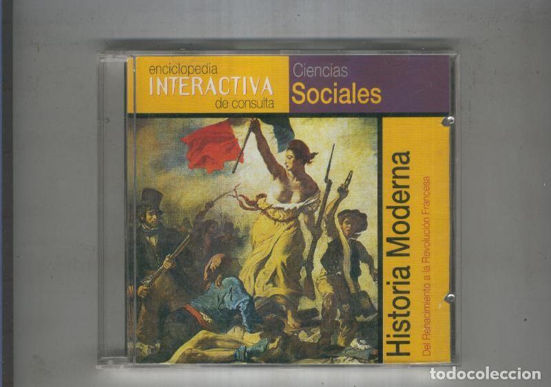 Colecionismo de Revistas e Jornais: CD: Enciclopedia Interactiva de Consulta, HISTORIA MODERNA - VARIOS