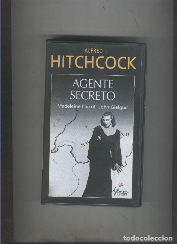 Colecionismo de Revistas e Jornais: Video VHS: Alfred Hitchcock numero 34: Agente secreto - Varios