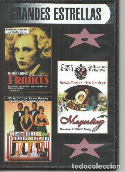 Colecionismo de Revistas e Jornais: DVD: Cine Grandes Estrellas: Frances, Mayerling, Cambio de esposas