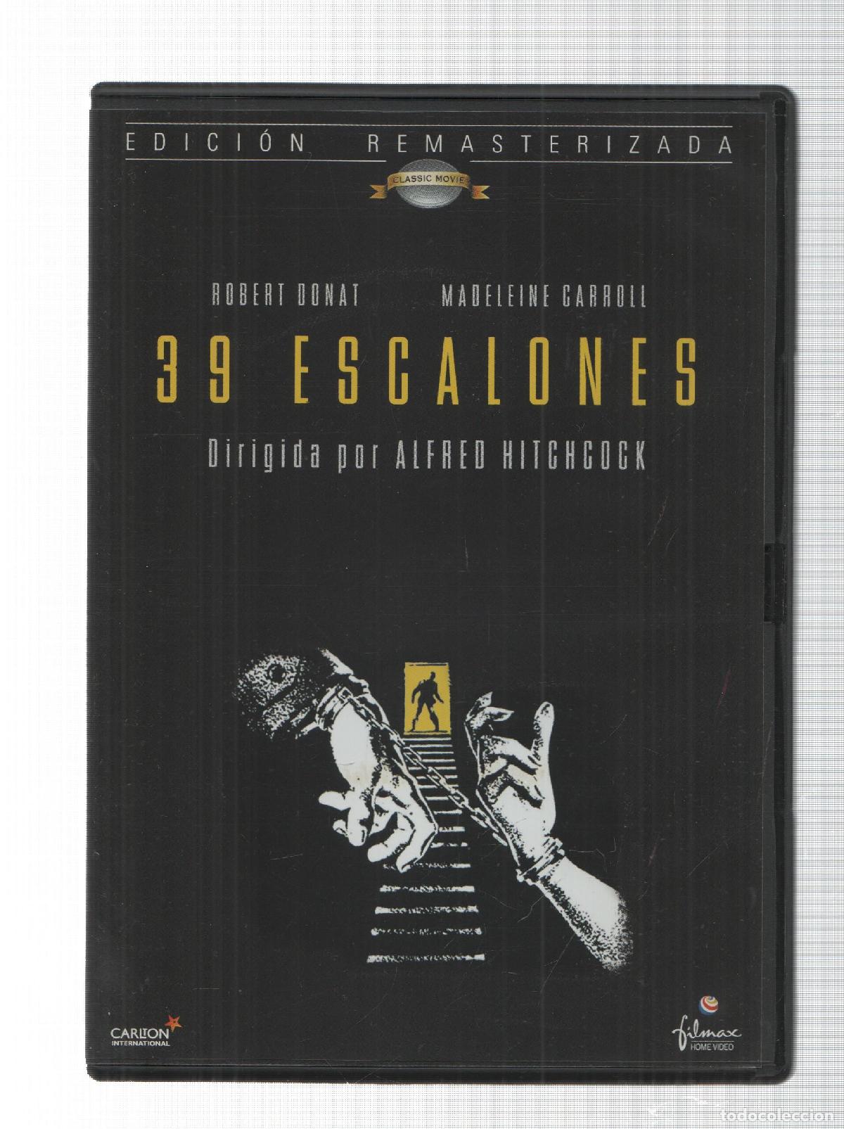Collection Magazines and Newspapers: DVD: 39 escalones, edicion remasteriza. Dirigida pro Alfred Hitchcock. Filmax. Carlton International