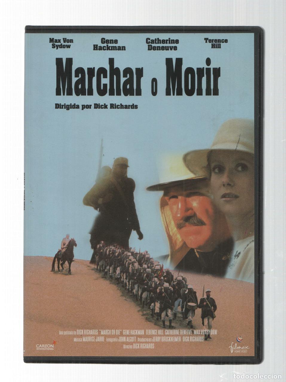 Collection Magazines and Newspapers: DVD: Marchar o morir - dirigida por Dick Richards. Filmax, Carlton International