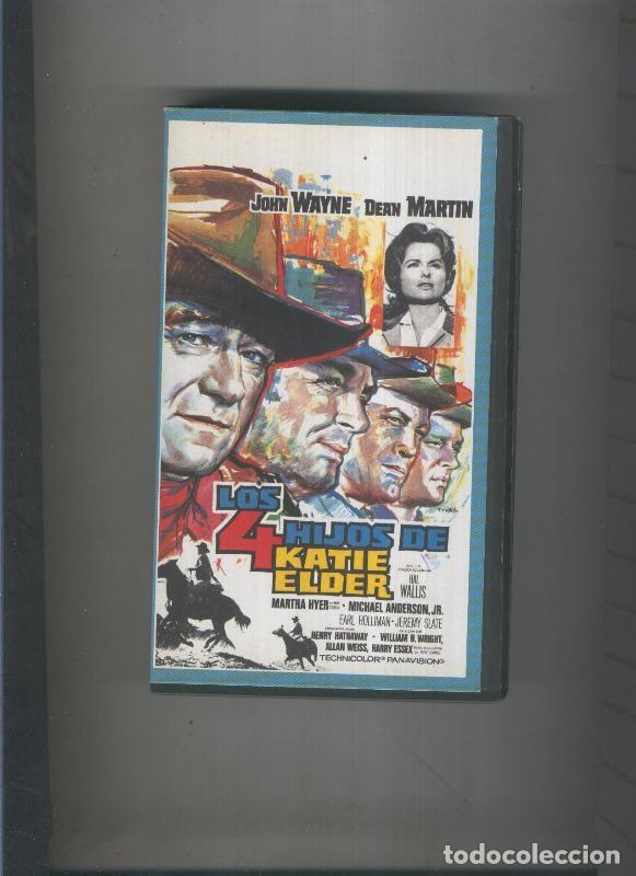 Collezionismo di Riviste e Giornali: Video VHS: John Wayne: Los 4 hijos de Katie Elder - Varios